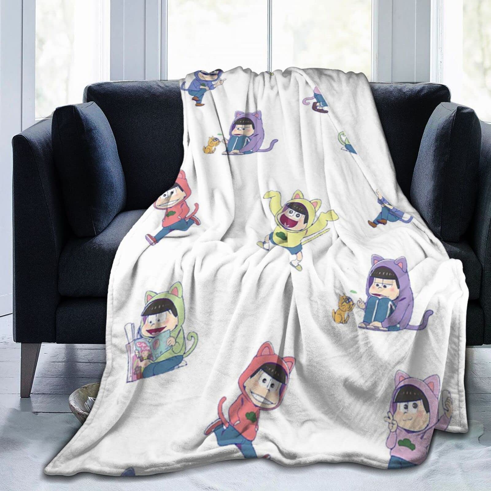 Amazon｜毛布 おそ松さん(1) アニメ 軽量 ブランケット フランネル